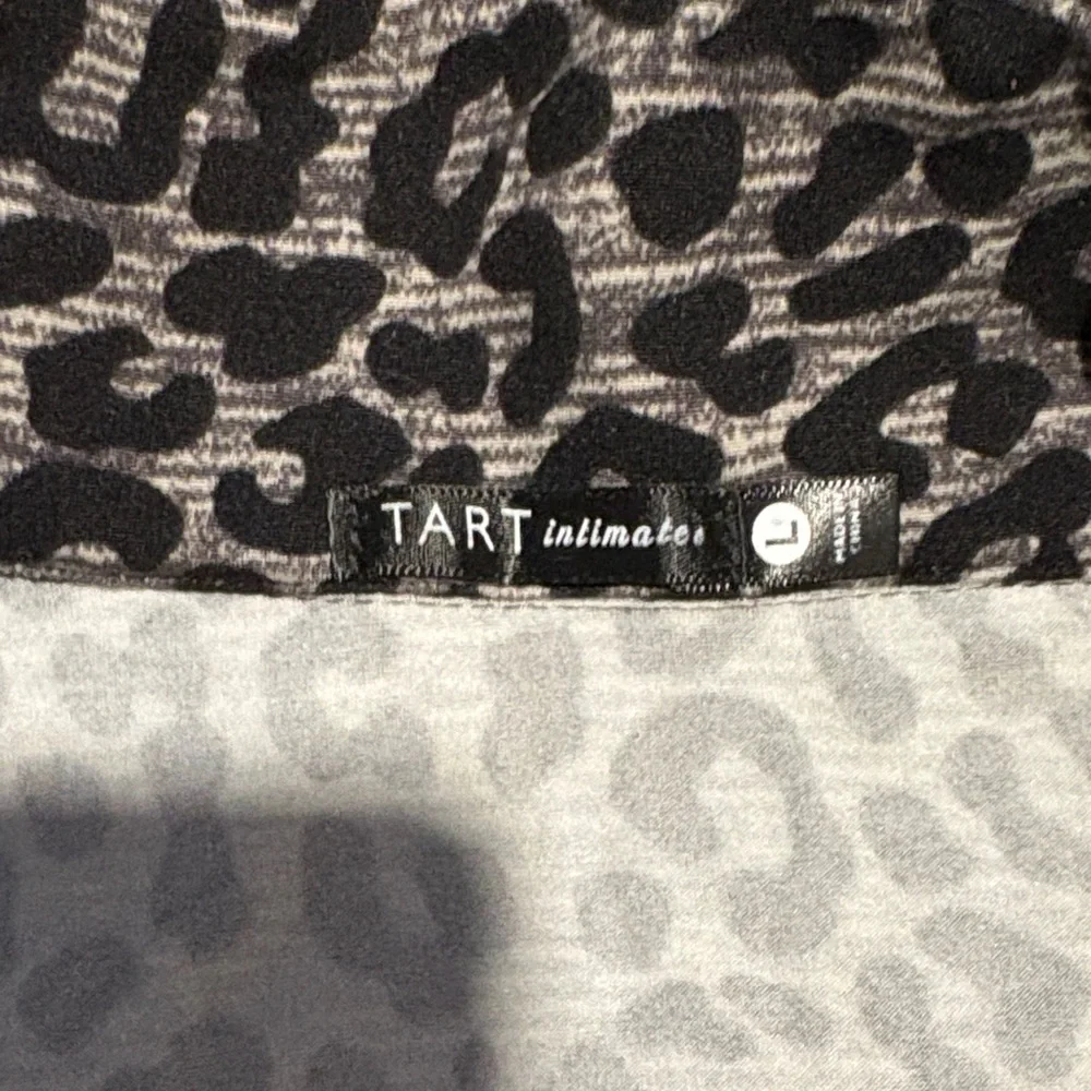 Tart Black and Gray Leopard Print Pajama Set - Picture 3 of 4